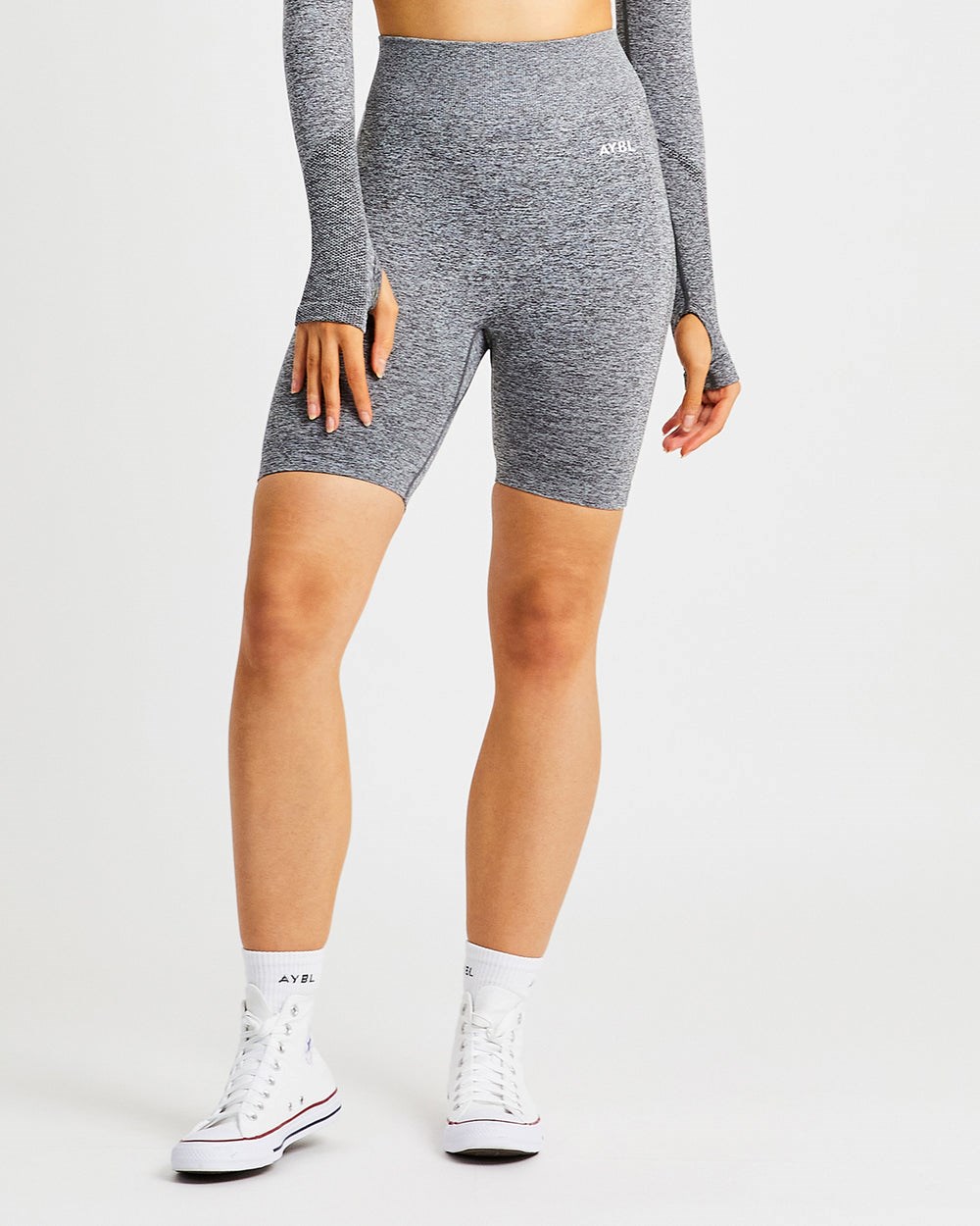 AYBL Motion Seamless Cycling Shorts Grau | 97413-SLIE