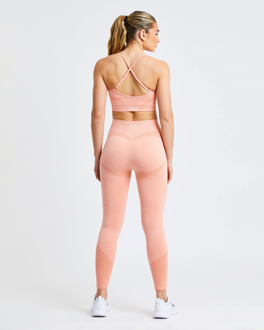 AYBL Motion Seamless Leggings Peach Marl | 75213-DNTI