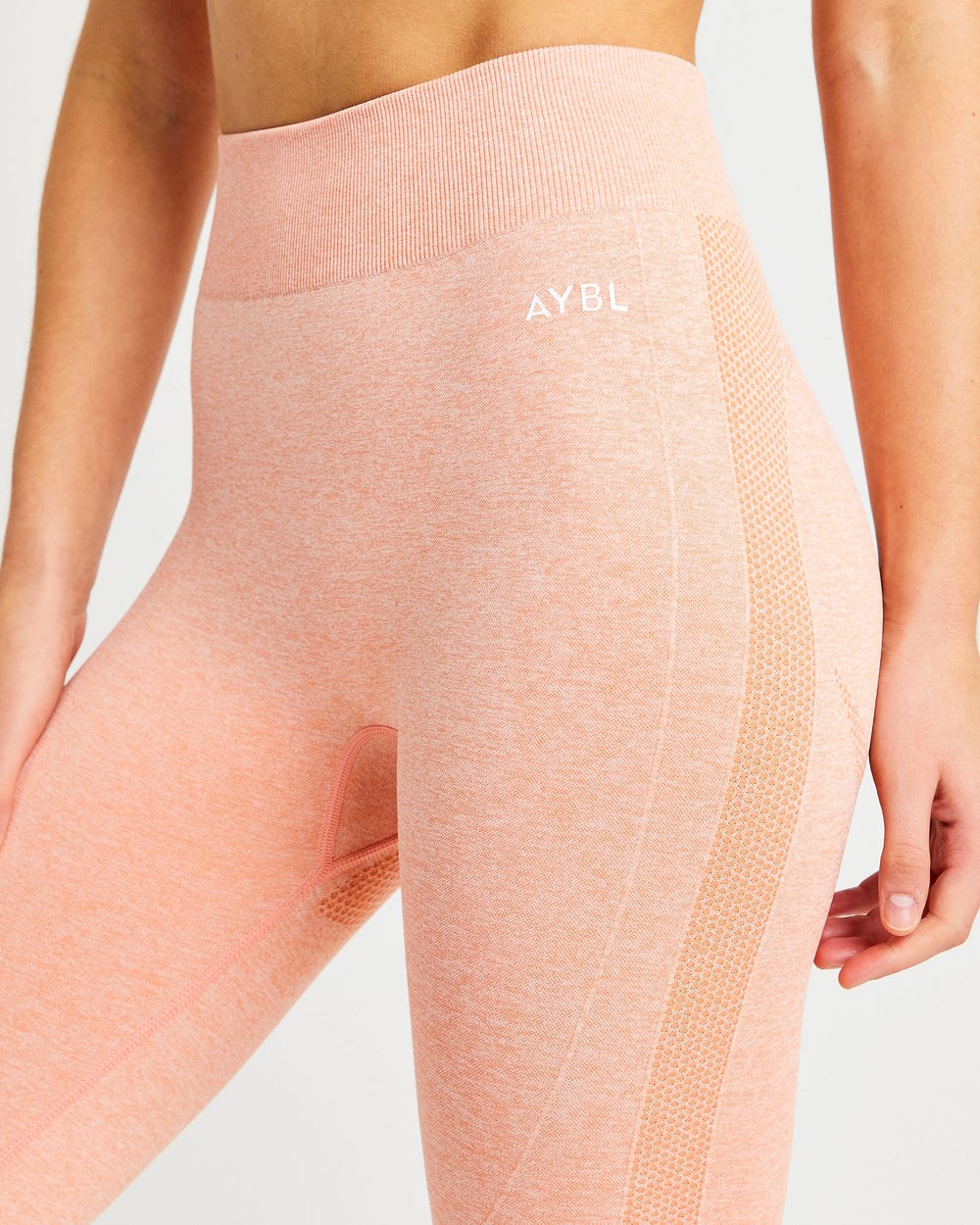 AYBL Motion Seamless Leggings Peach Marl | 75213-DNTI