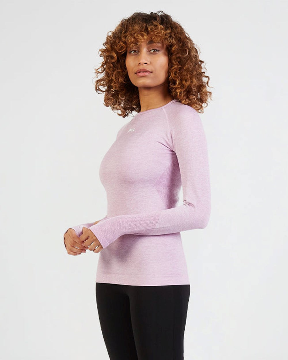 AYBL Motion Seamless Long Sleeve Top Rosa | 84263-LTHK