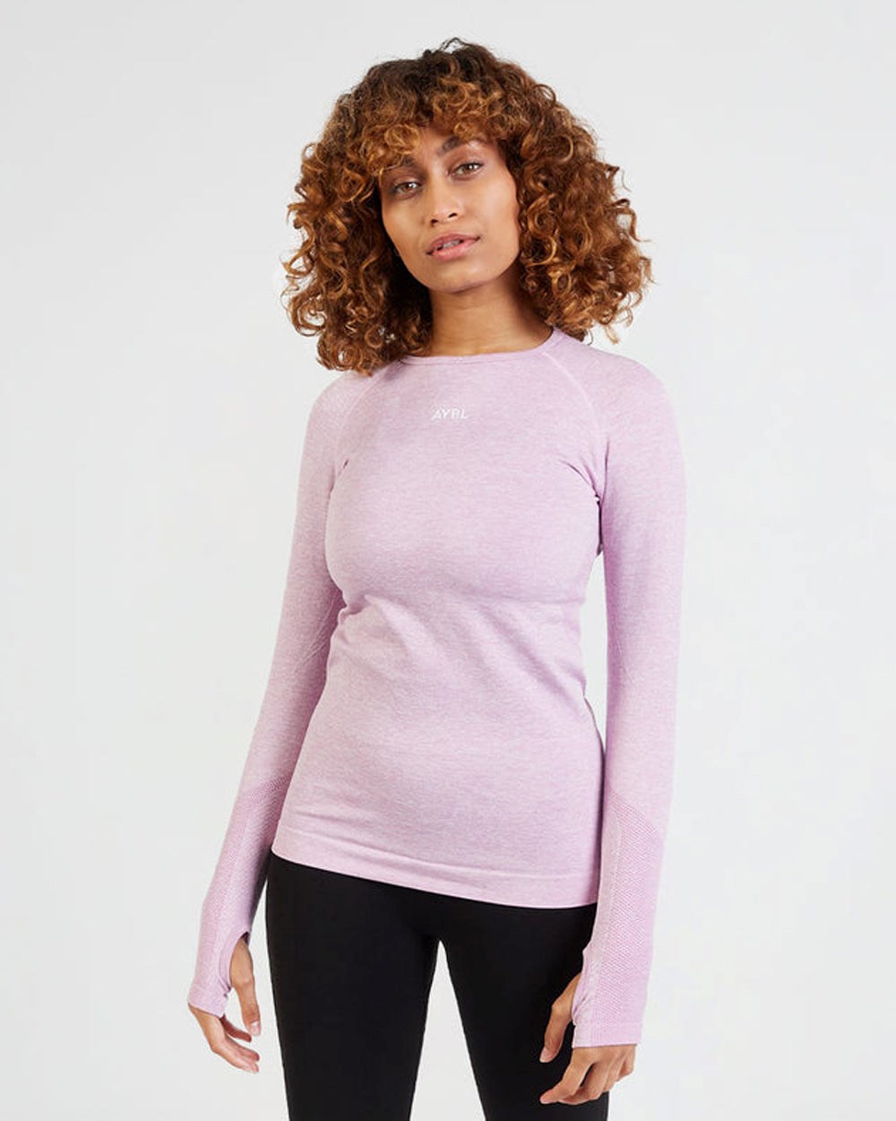 AYBL Motion Seamless Long Sleeve Top Rosa | 84263-LTHK