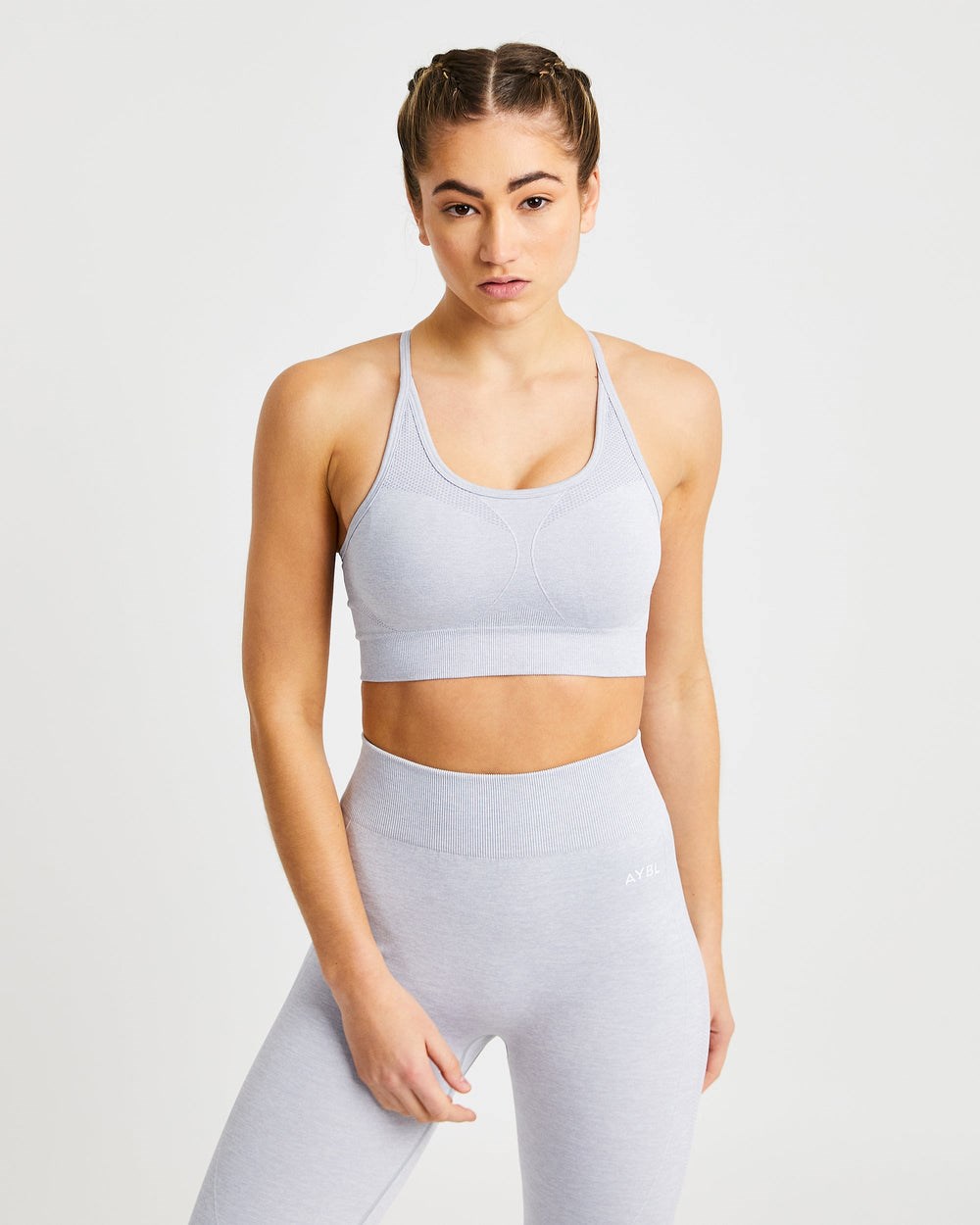 AYBL Motion Seamless Sports Bra Hellgrau | 10534-WMQH