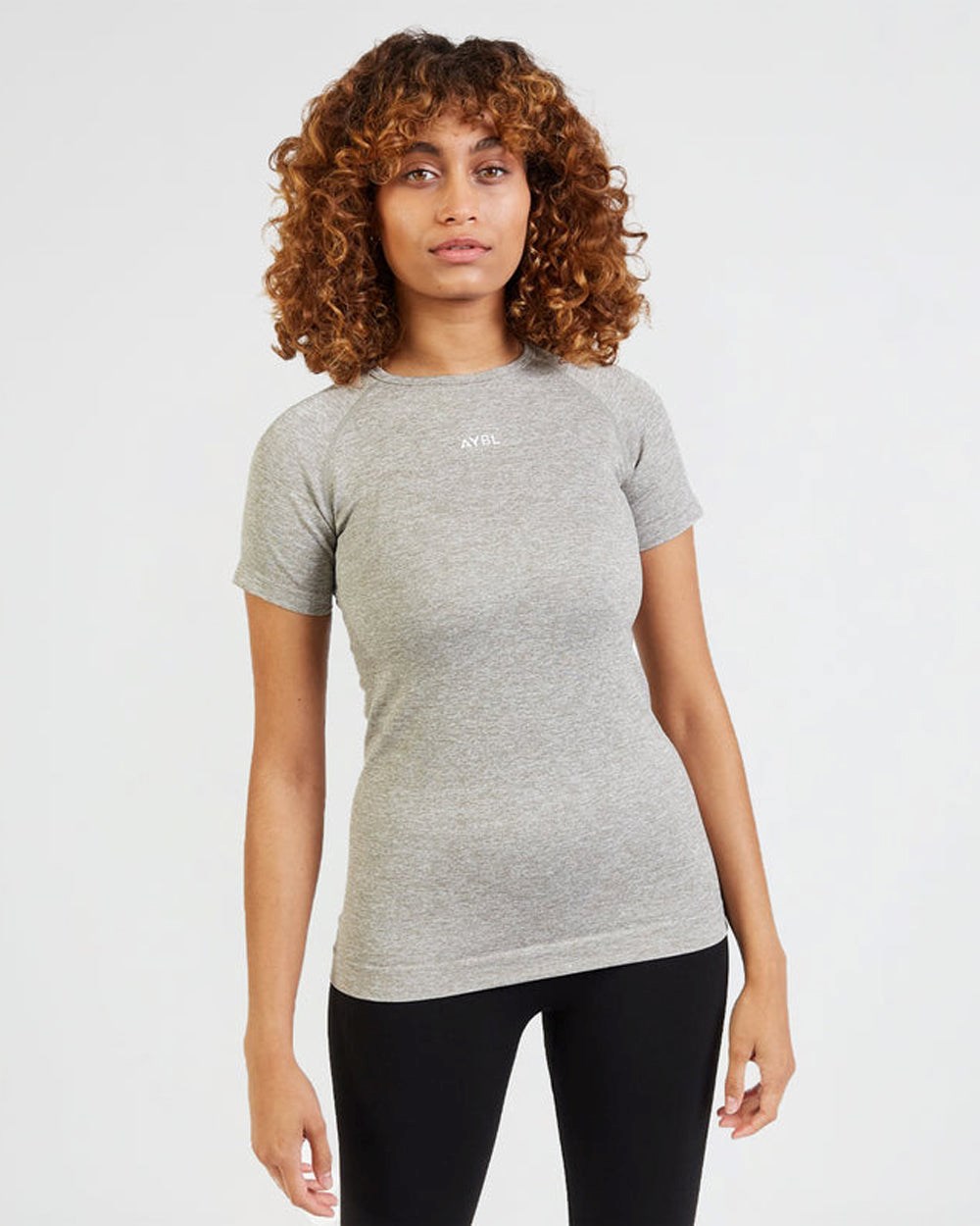 AYBL Motion Seamless T Shirt Khaki | 59632-TIVR