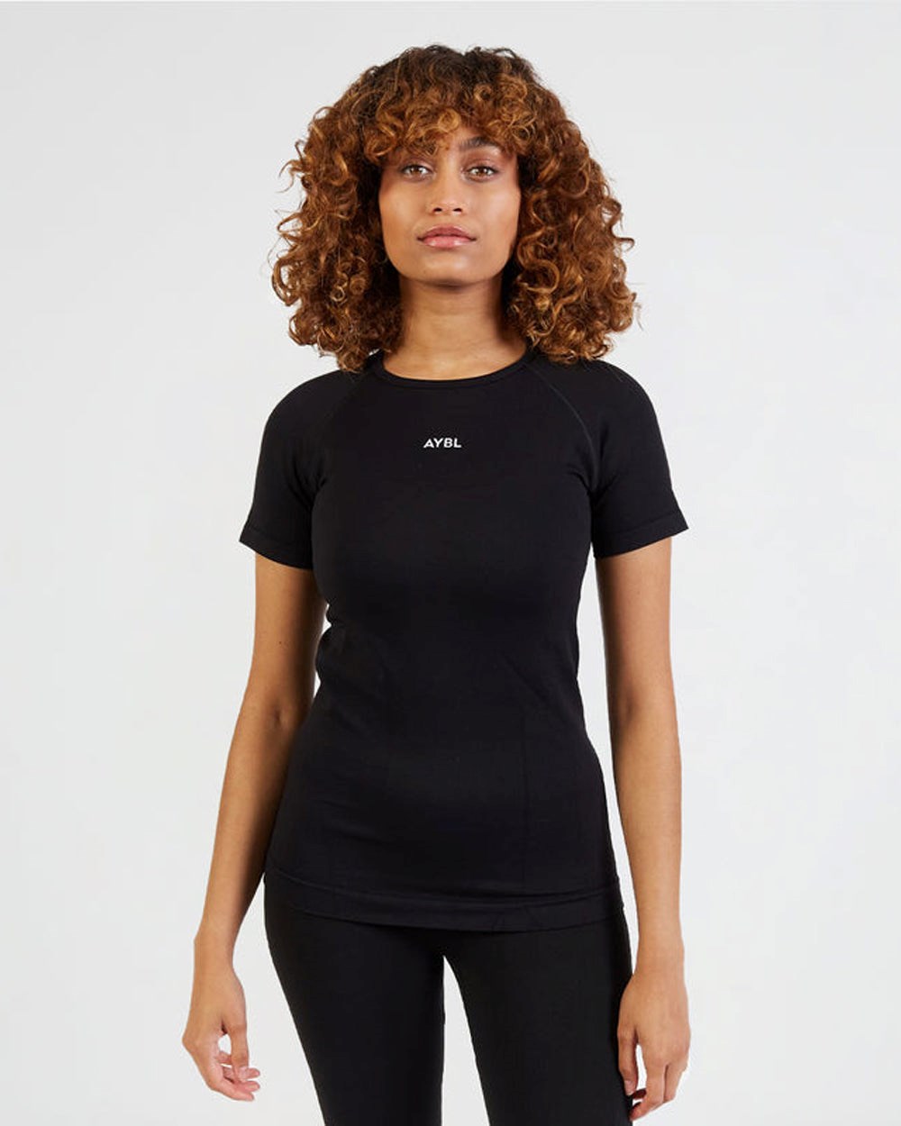 AYBL Motion Seamless T Shirt Schwarz | 09465-ZMQU