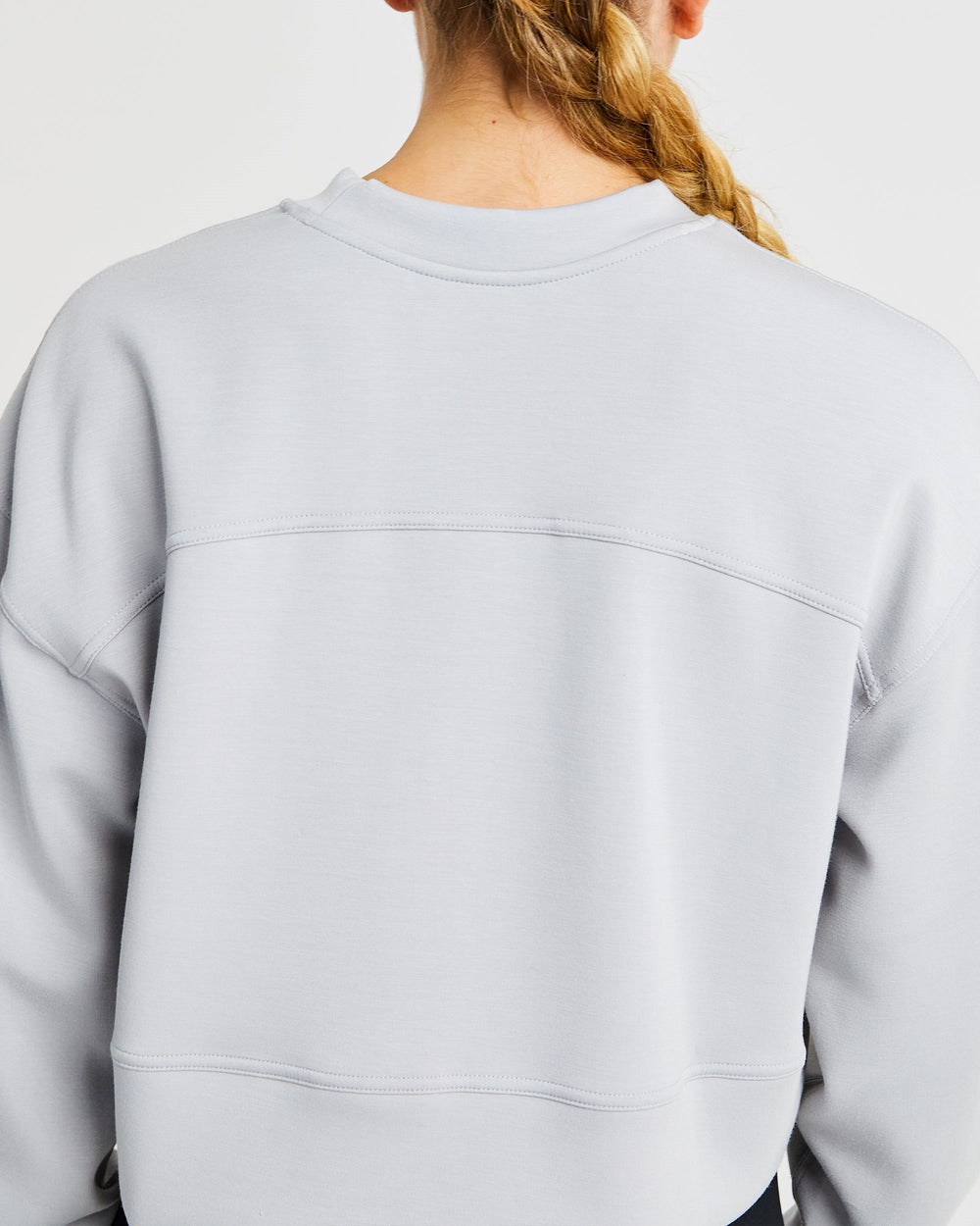 AYBL Oversized Crop Jumper Grau | 14382-ICKE