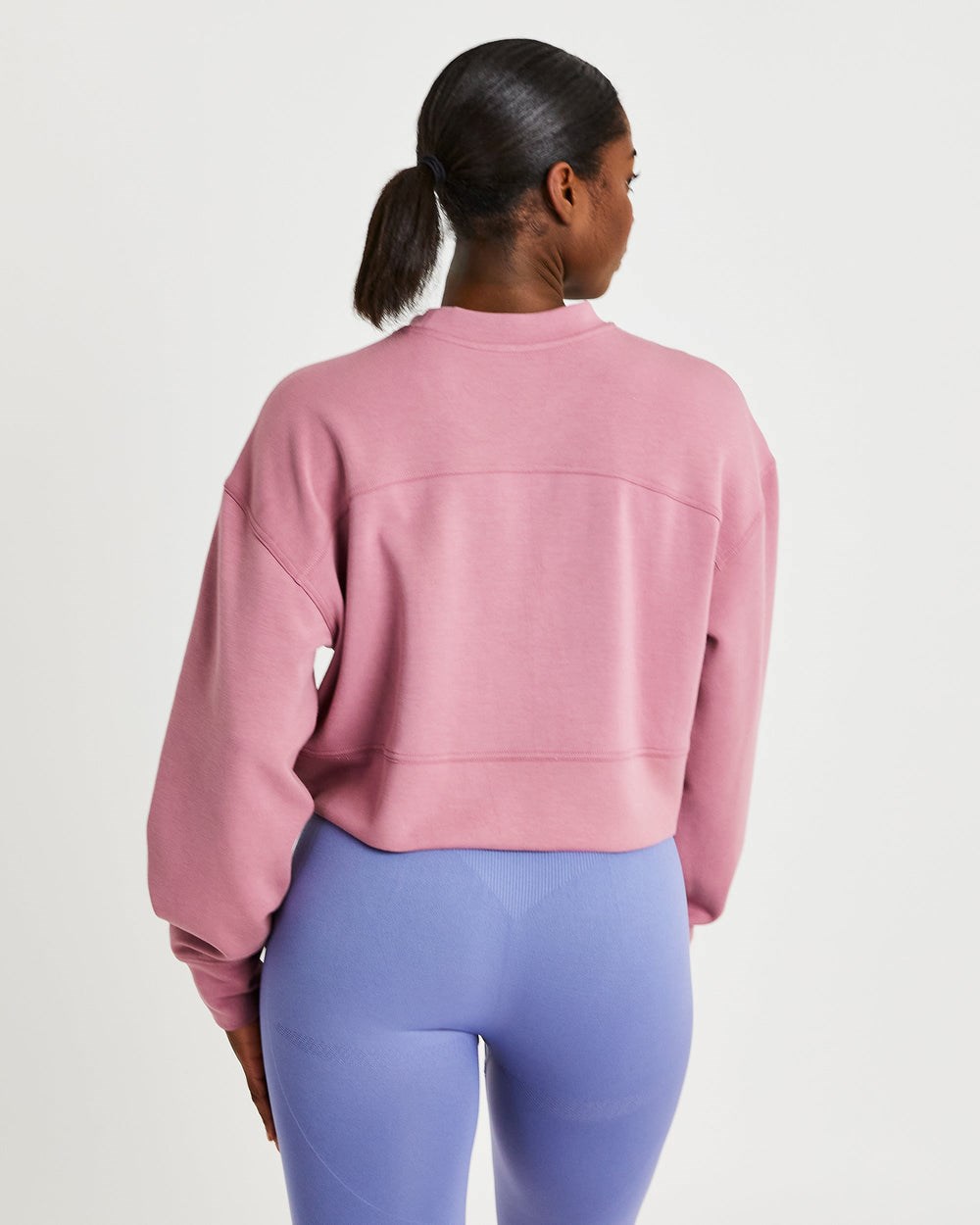 AYBL Oversized Crop Jumper Rosa Rosa | 68179-SOXI