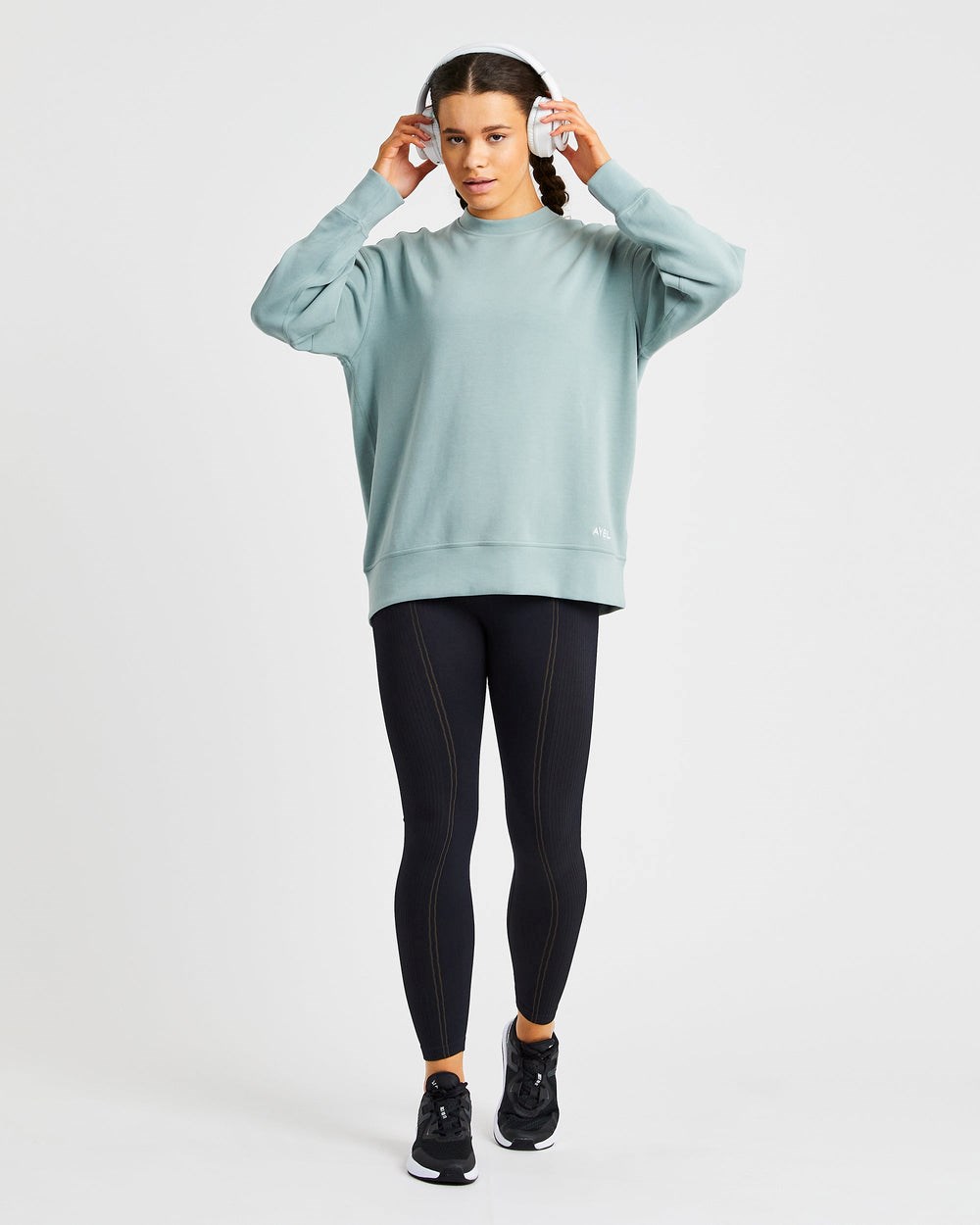 AYBL Oversized Jumper Grün | 34056-CFTB