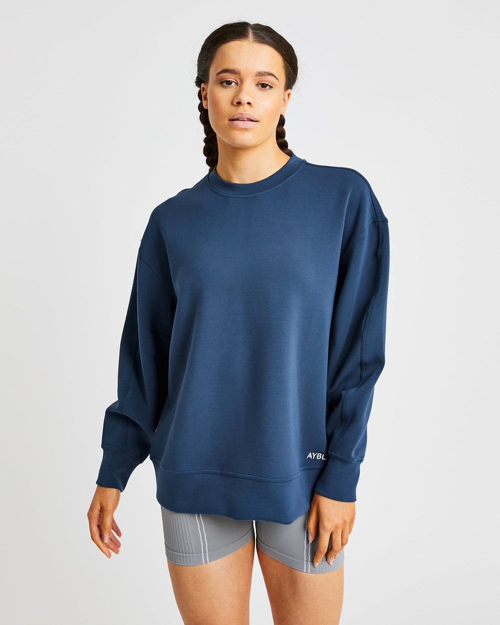 AYBL Oversized Jumper Navy | 54021-CNSX