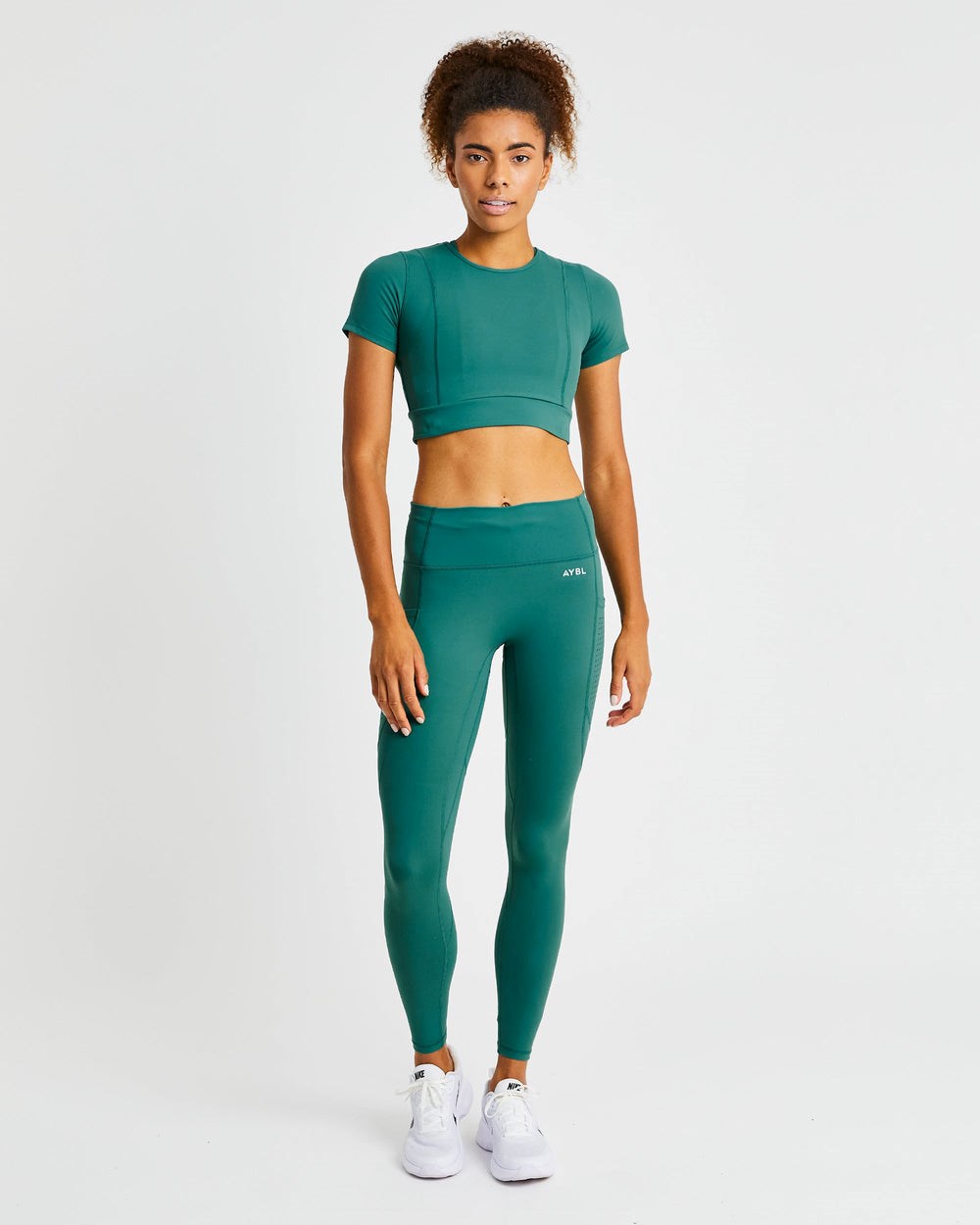 AYBL Pace Crop Top Tiefesgrün | 13854-GNFL