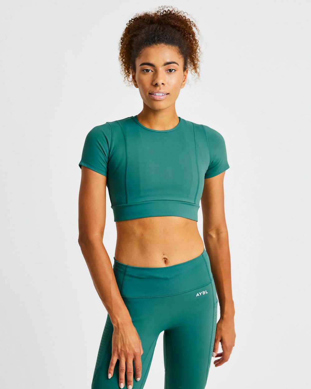 AYBL Pace Crop Top Tiefesgrün | 13854-GNFL