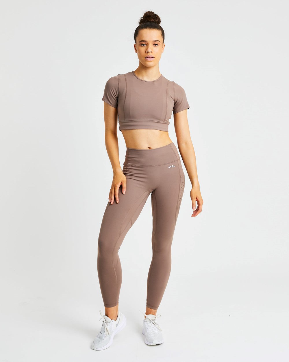 AYBL Pace Leggings Braun | 98503-QBNP