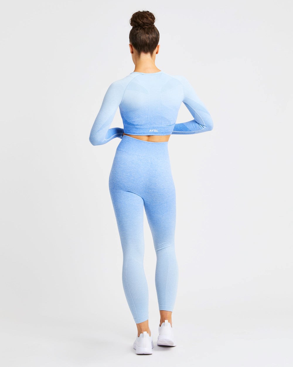 AYBL Pulse Ombré Seamless Leggings Blau | 25963-NGLA