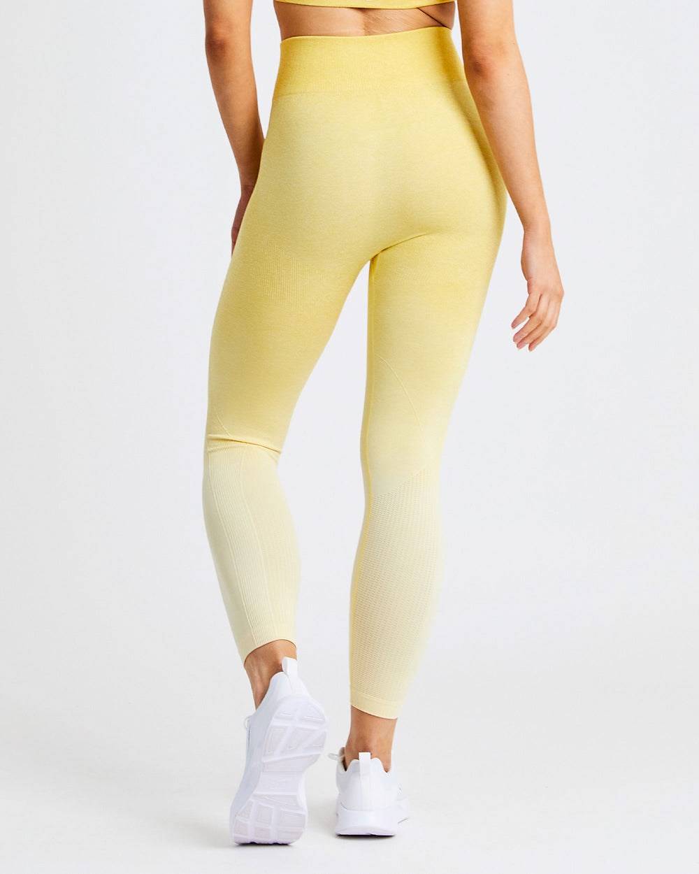 AYBL Pulse Ombré Seamless Leggings Gelb | 86927-UOEV