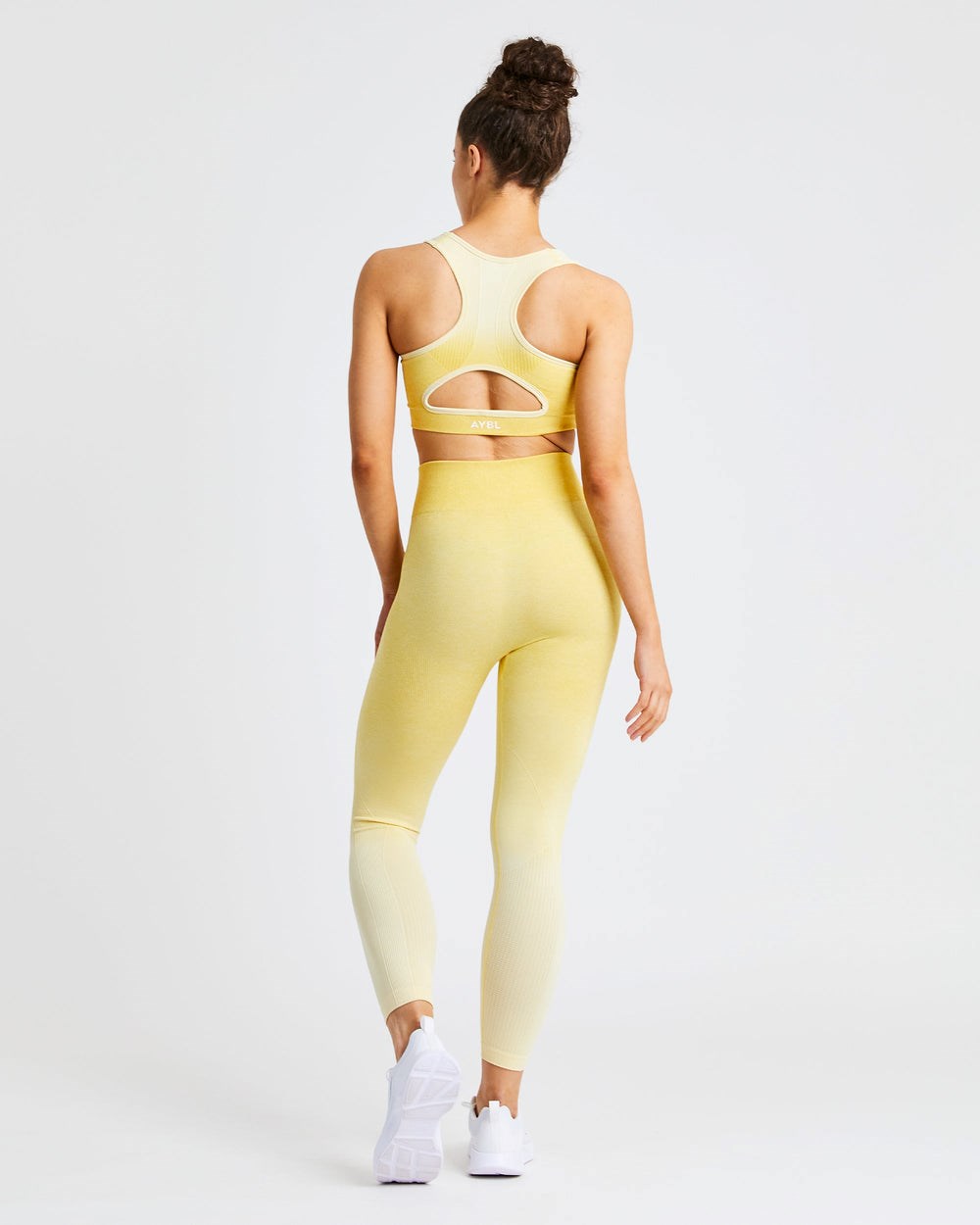 AYBL Pulse Ombré Seamless Leggings Gelb | 86927-UOEV