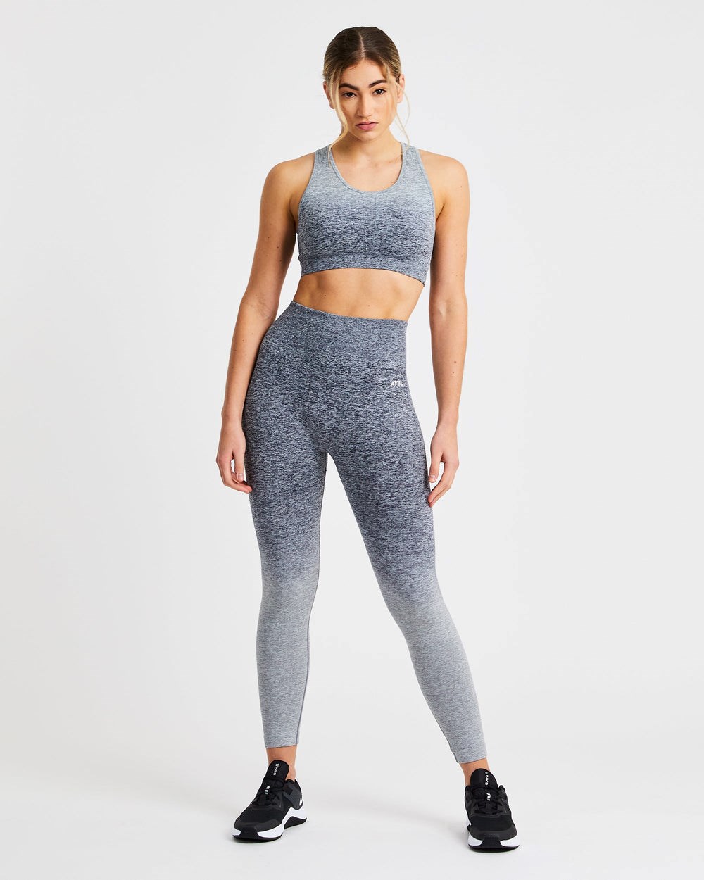 AYBL Pulse Ombré Seamless Leggings Grau | 59820-LSTZ