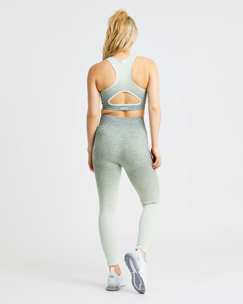 AYBL Pulse Ombré Seamless Leggings Khaki | 20793-WDFE