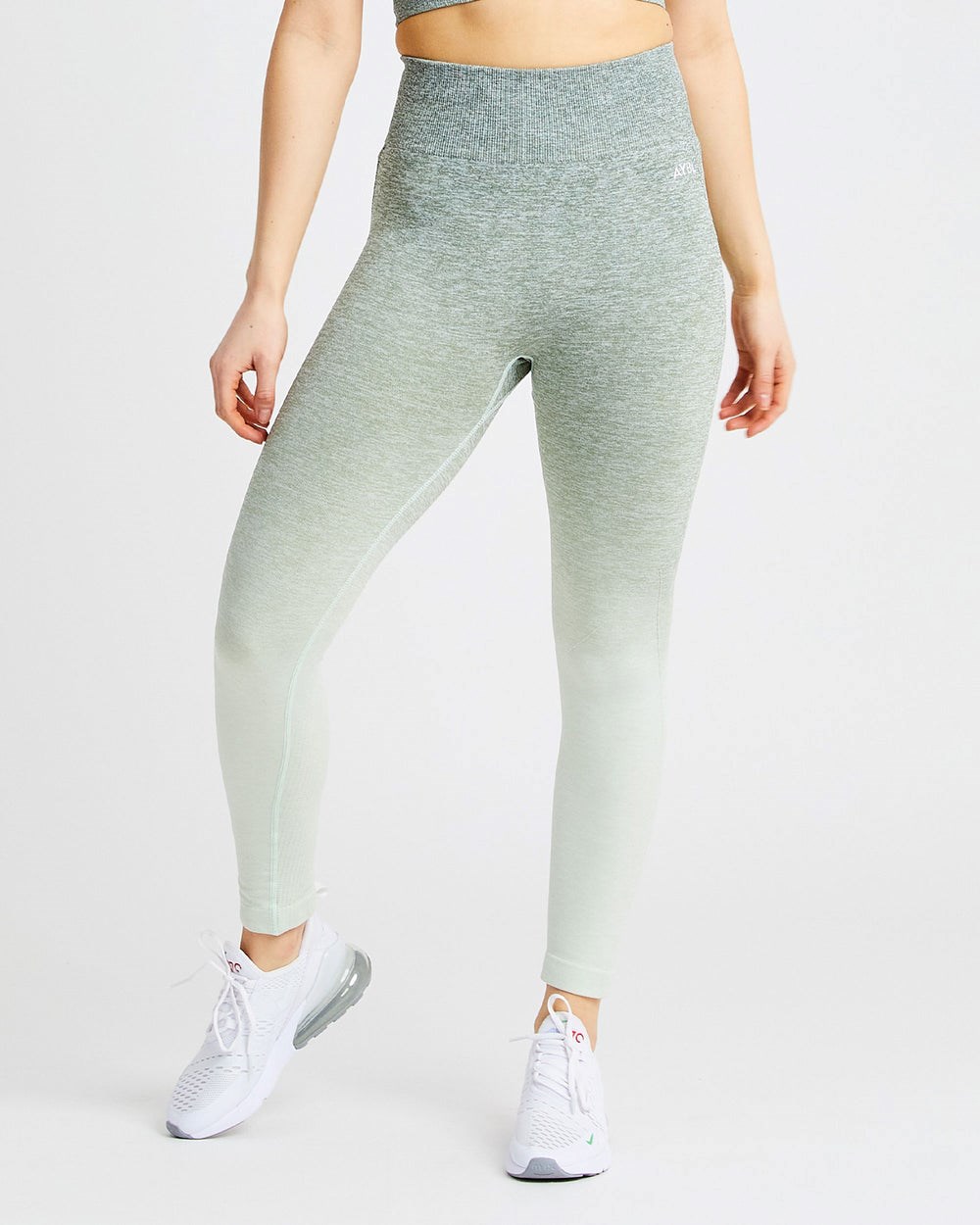 AYBL Pulse Ombré Seamless Leggings Khaki | 20793-WDFE