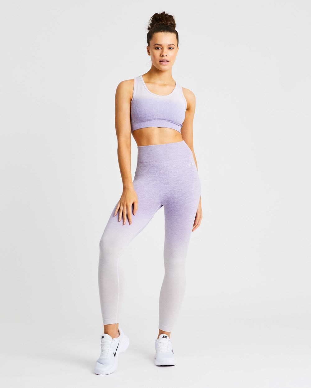 AYBL Pulse Ombré Seamless Leggings Lilac | 19480-ITZJ