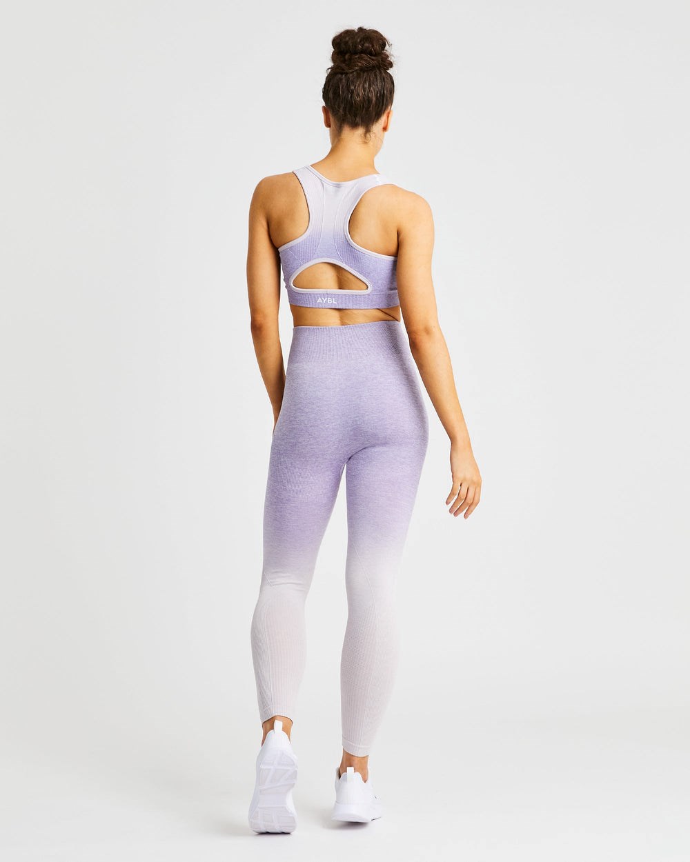 AYBL Pulse Ombré Seamless Leggings Lilac | 19480-ITZJ