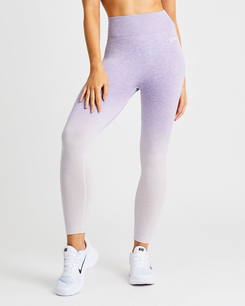 AYBL Pulse Ombré Seamless Leggings Lilac | 19480-ITZJ