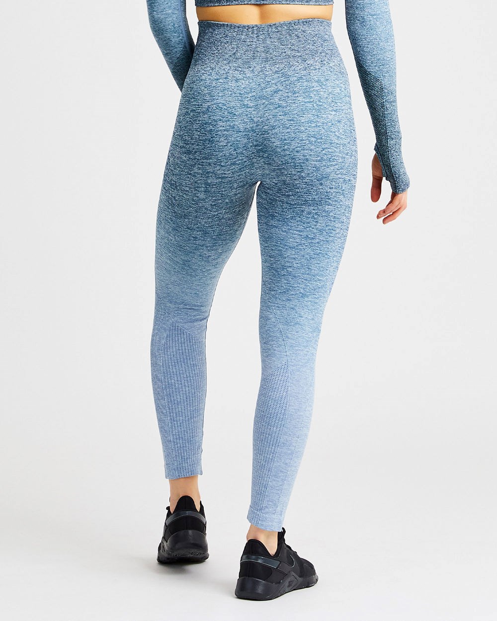 AYBL Pulse Ombré Seamless Leggings Teal | 38427-ZOVI