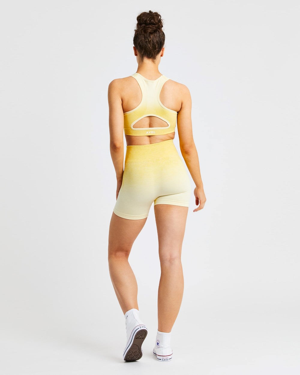 AYBL Pulse Ombré Seamless Shorts Gelb | 68234-ZMIG