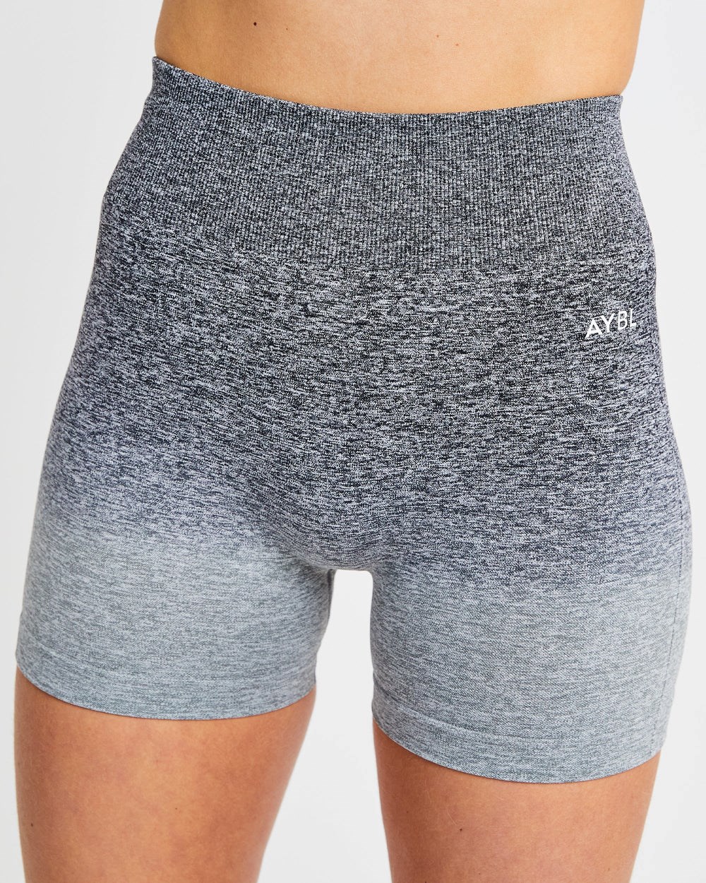 AYBL Pulse Ombré Seamless Shorts Grau | 52601-LTJD