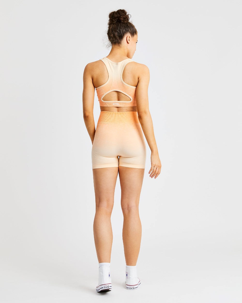 AYBL Pulse Ombré Seamless Shorts Orange | 95638-APNB