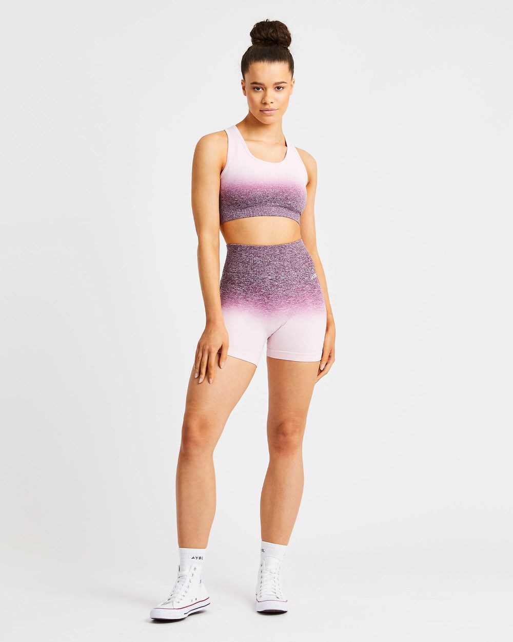 AYBL Pulse Ombré Seamless Shorts Plum | 94167-AGPM