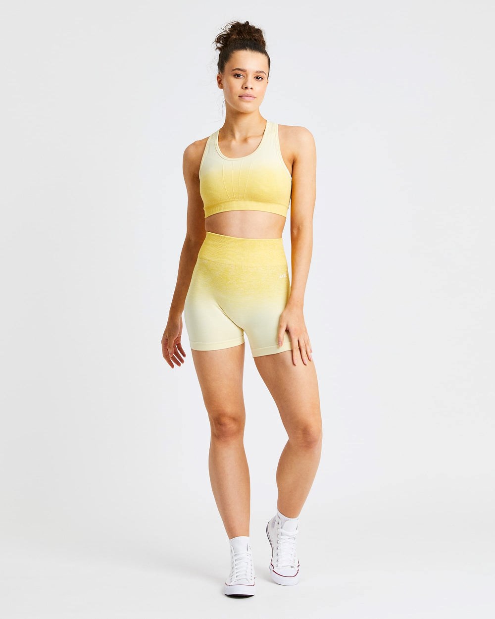 AYBL Pulse Ombré Seamless Sports Bra Gelb | 83920-SHAJ