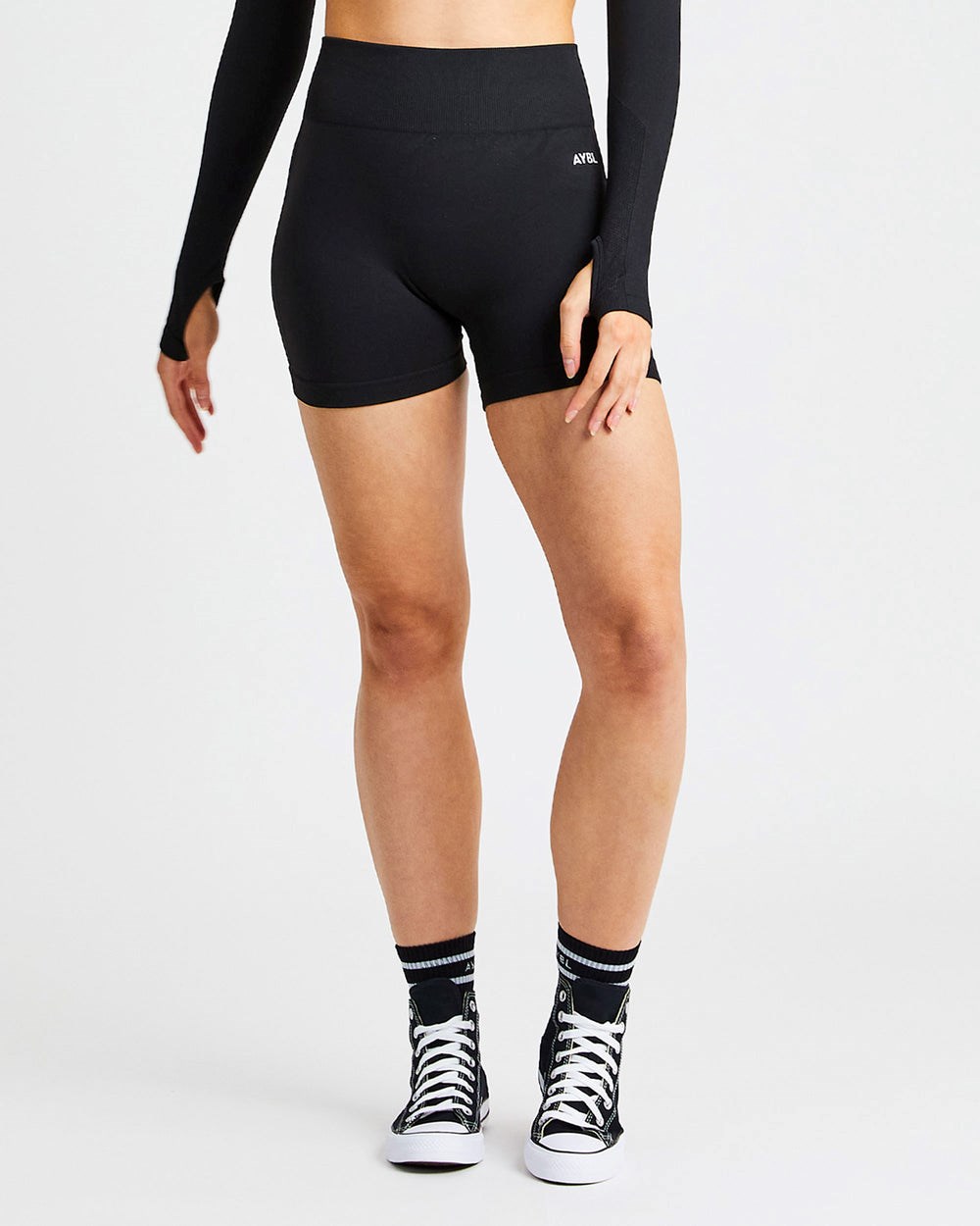 AYBL Pulse Seamless Shorts Schwarz | 56730-EOYP