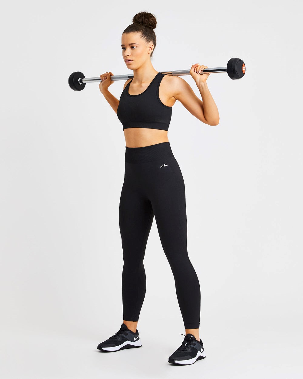 AYBL Pulse Seamless Sports Bra Schwarz | 89035-WEJR