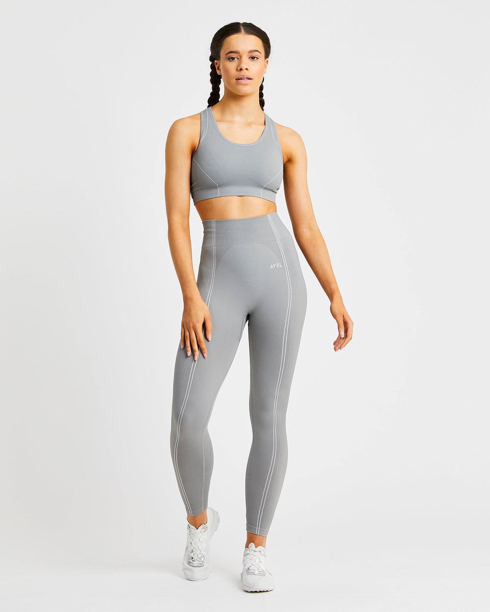 AYBL Reflex Seamless Leggings Grau | 20385-SYFL