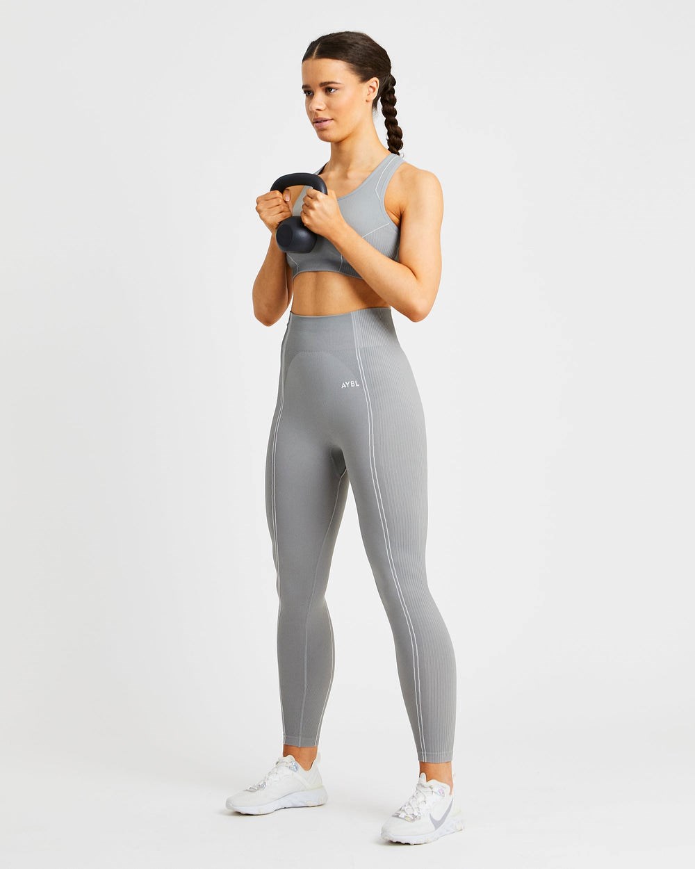 AYBL Reflex Seamless Leggings Grau | 20385-SYFL