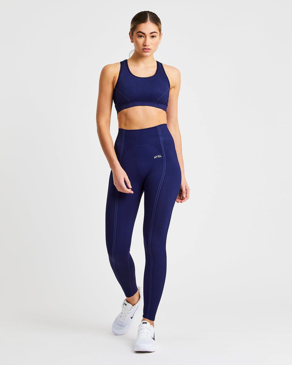 AYBL Reflex Seamless Leggings Königsblau Blau | 37061-JTGE