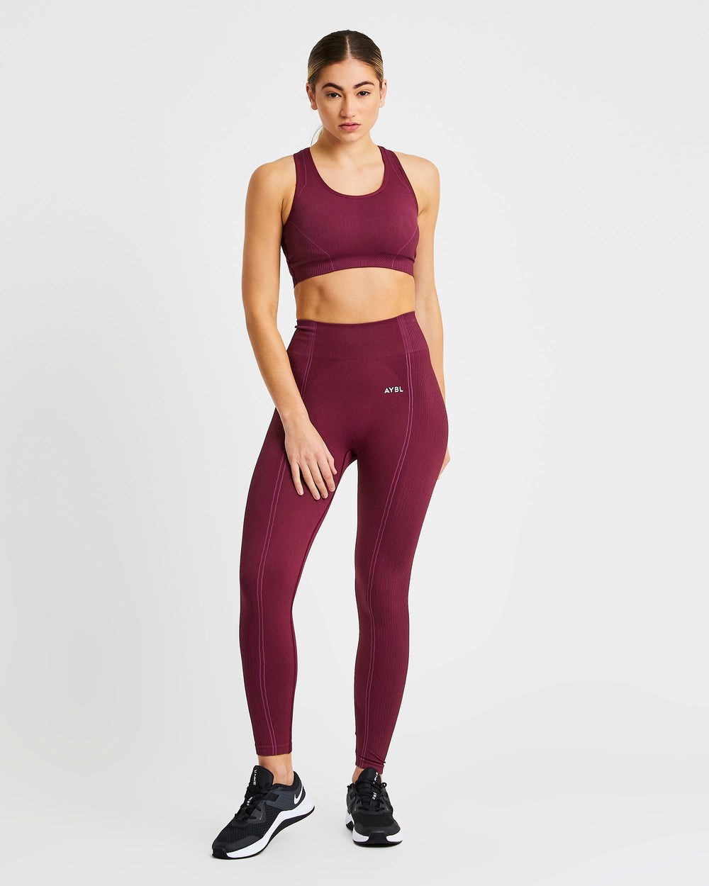 AYBL Reflex Seamless Leggings Plum | 70352-NOFE