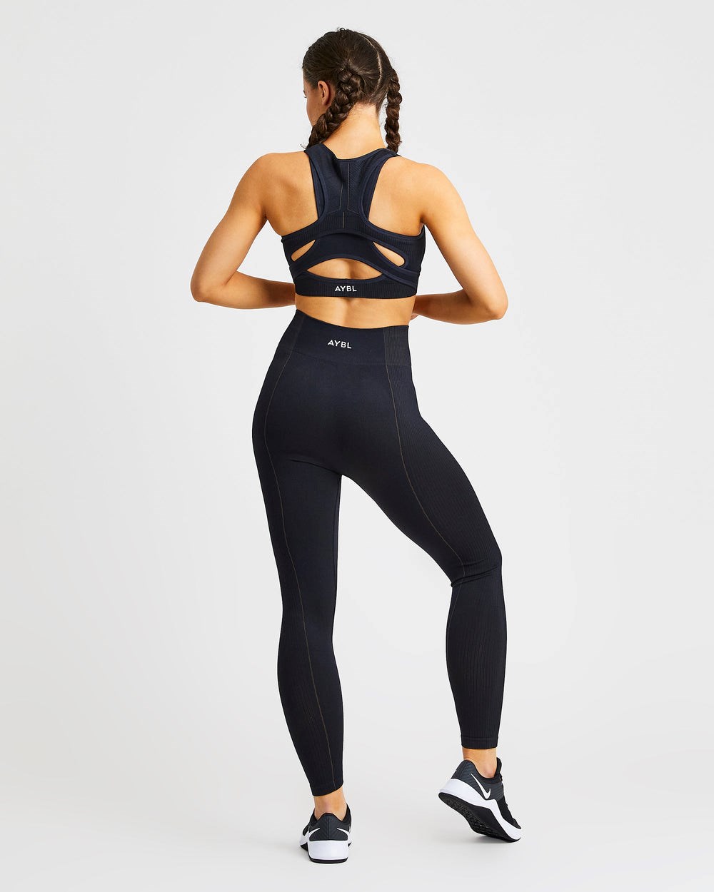 AYBL Reflex Seamless Leggings Schwarz | 26307-YTKZ