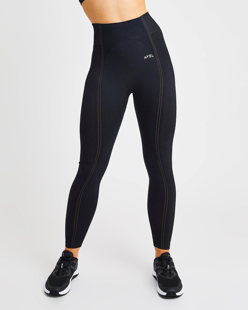 AYBL Reflex Seamless Leggings Schwarz | 26307-YTKZ