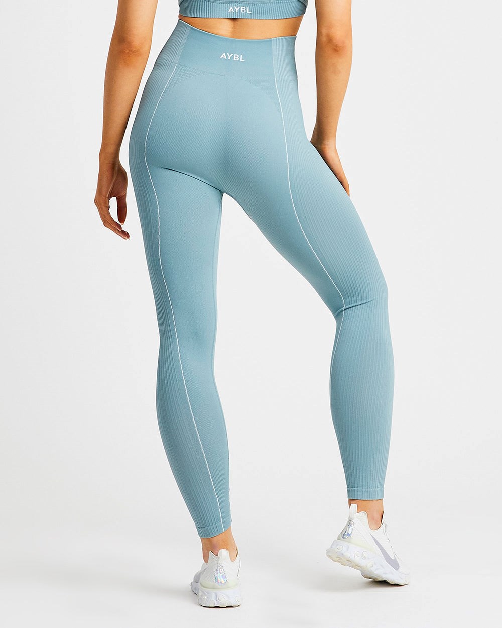 AYBL Reflex Seamless Leggings Teal | 16408-DFKJ