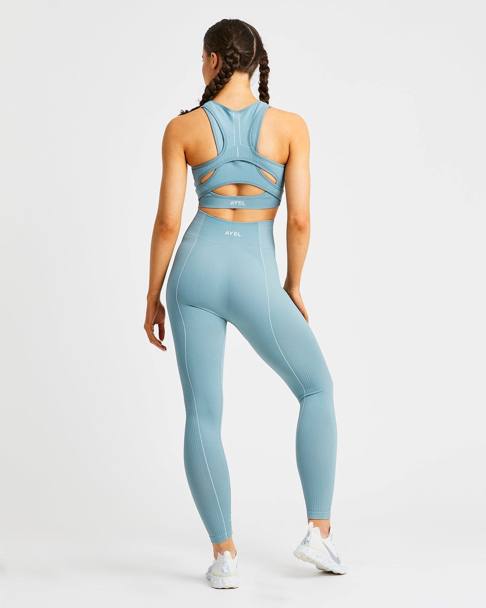 AYBL Reflex Seamless Leggings Teal | 16408-DFKJ