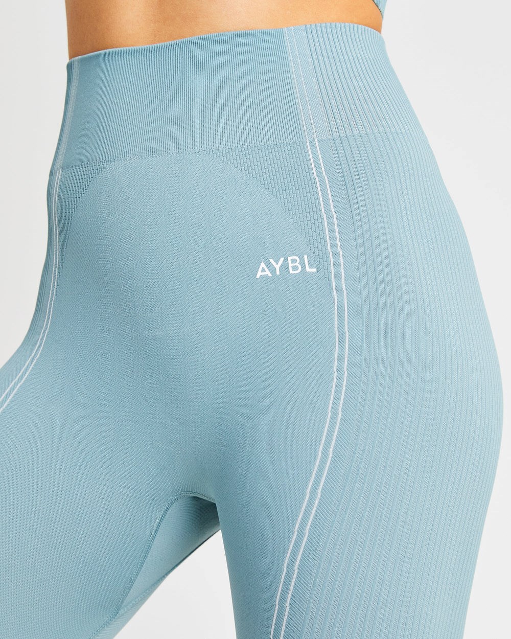 AYBL Reflex Seamless Leggings Teal | 16408-DFKJ