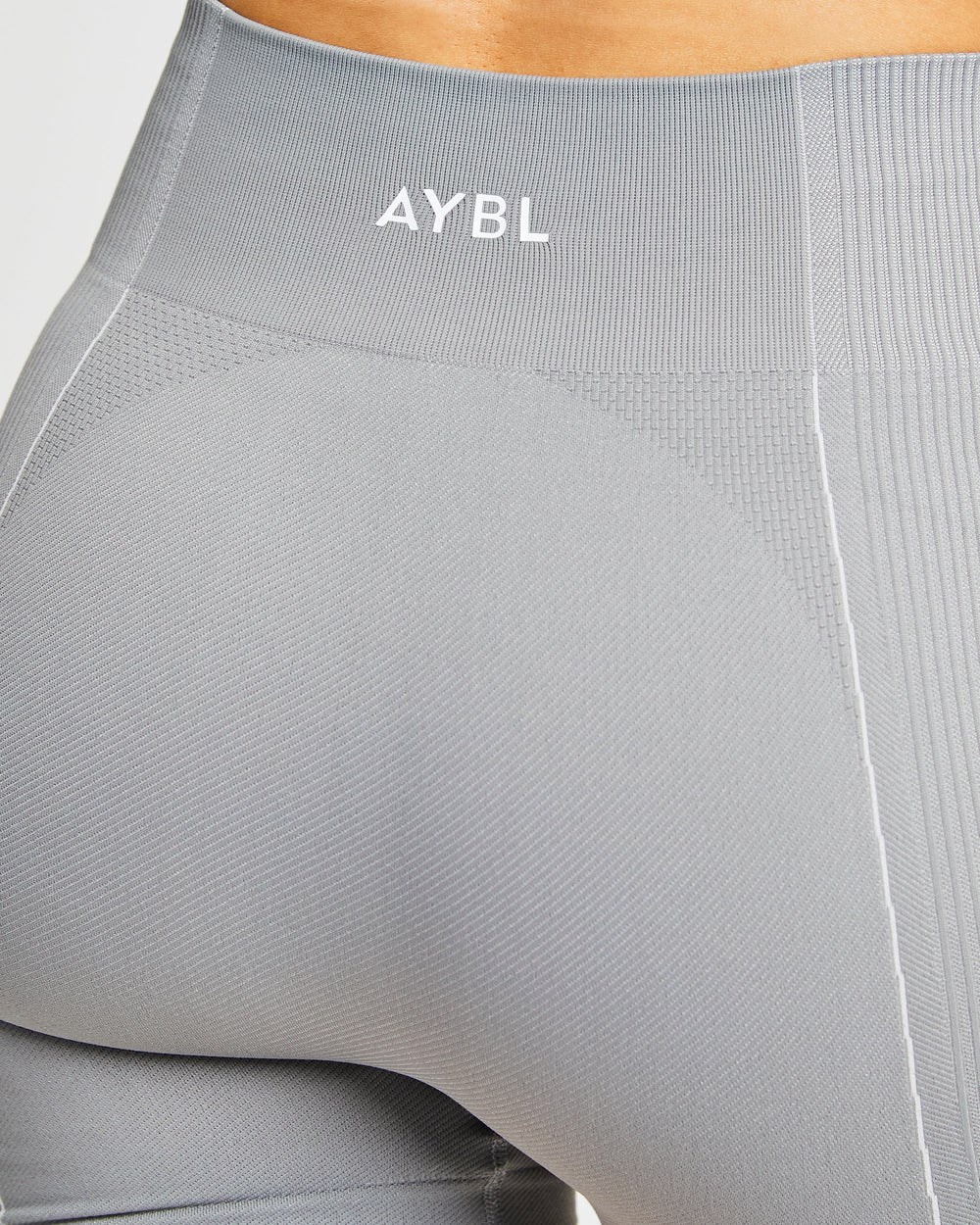 AYBL Reflex Seamless Shorts Grau | 28305-YXLV