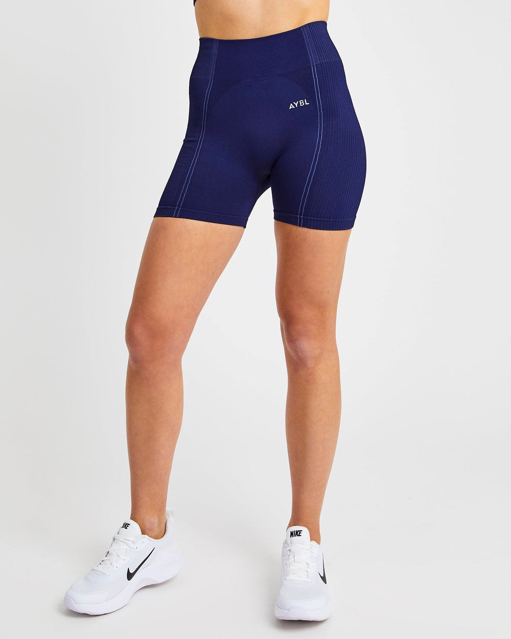 AYBL Reflex Seamless Shorts Königsblau Blau | 37284-UVGZ