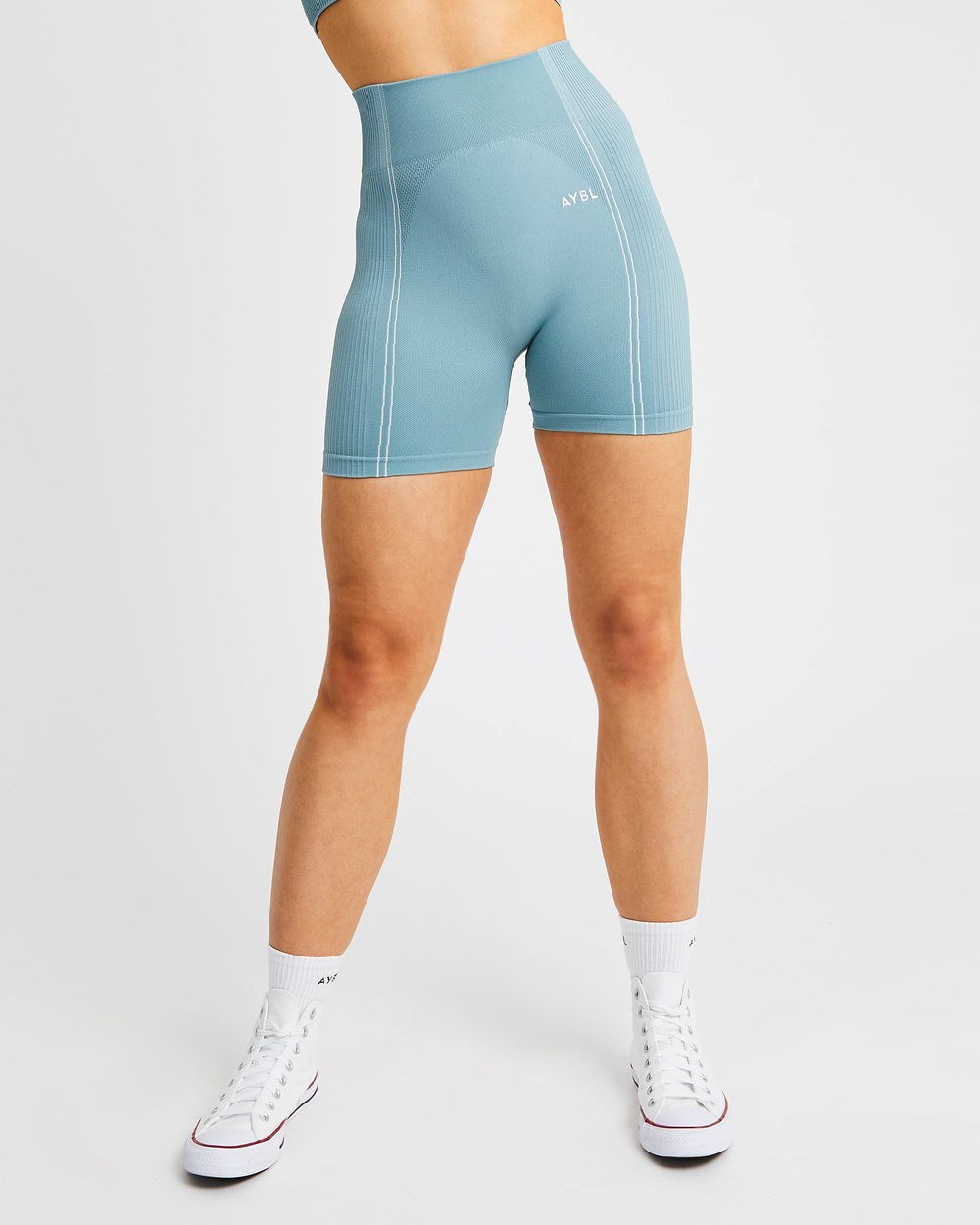 AYBL Reflex Seamless Shorts Teal | 27945-EVWH