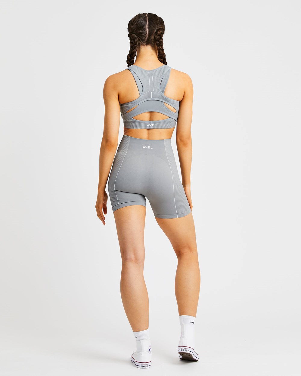 AYBL Reflex Seamless Sports Bra Grau | 74863-FCIV