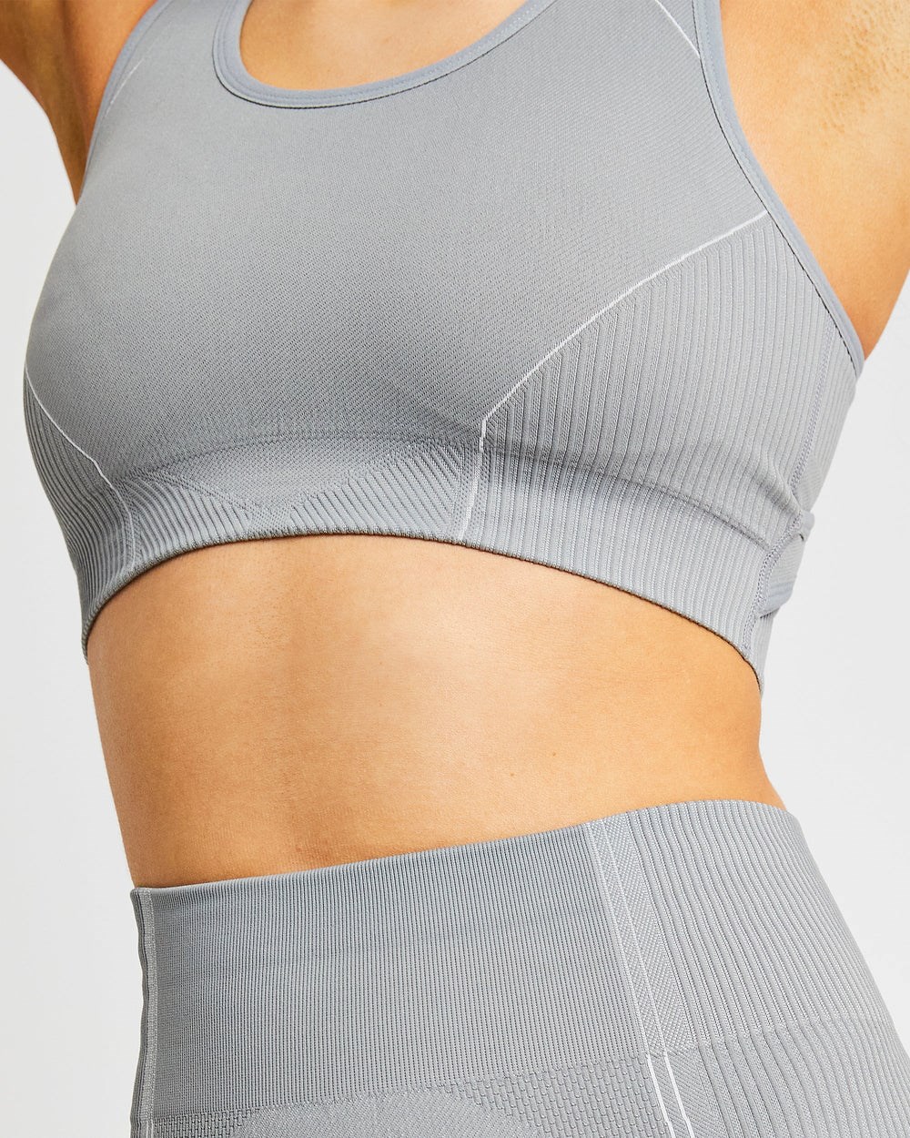 AYBL Reflex Seamless Sports Bra Grau | 74863-FCIV