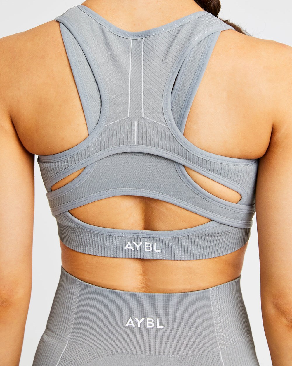 AYBL Reflex Seamless Sports Bra Grau | 74863-FCIV