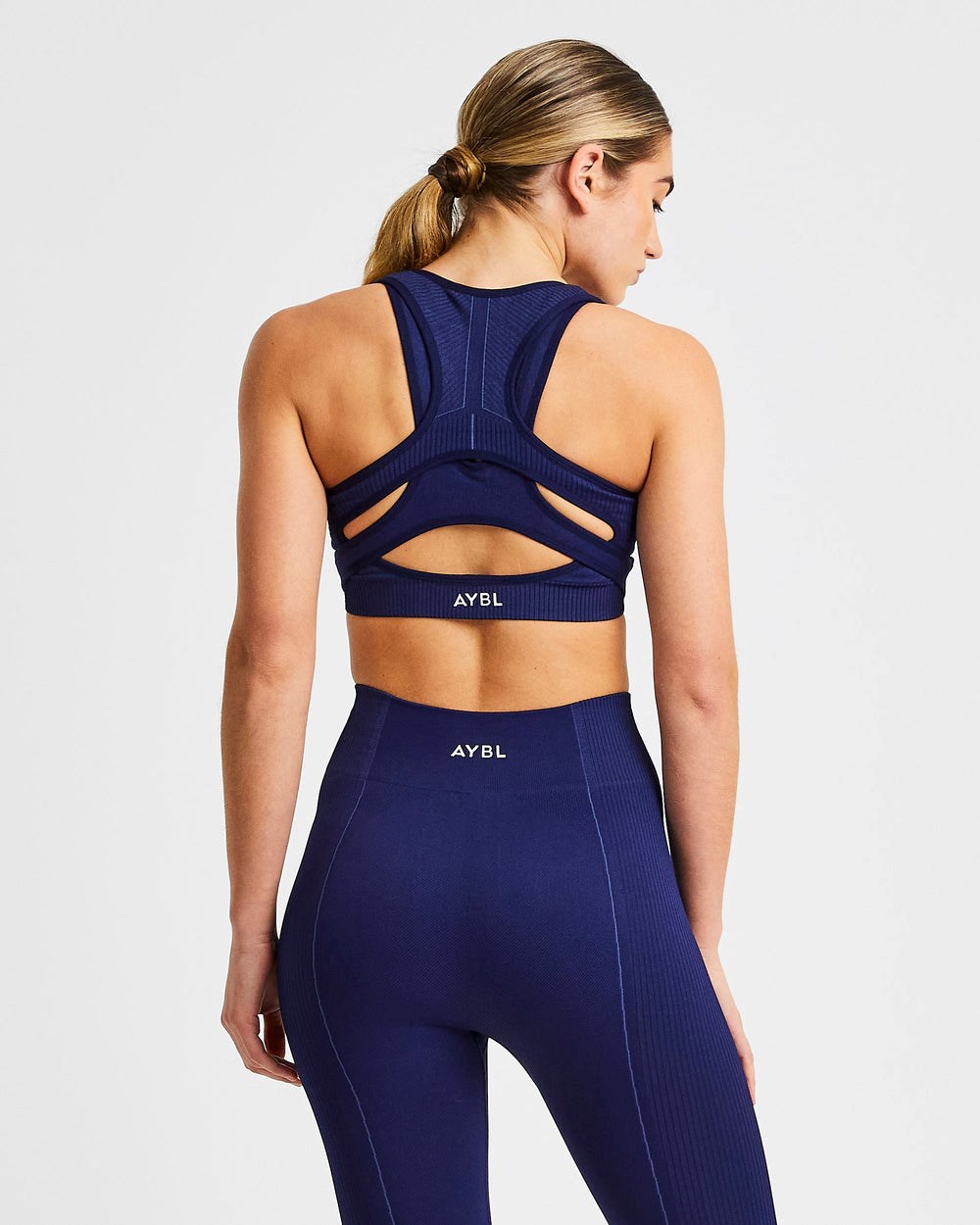 AYBL Reflex Seamless Sports Bra Königsblau Blau | 34658-YSIV