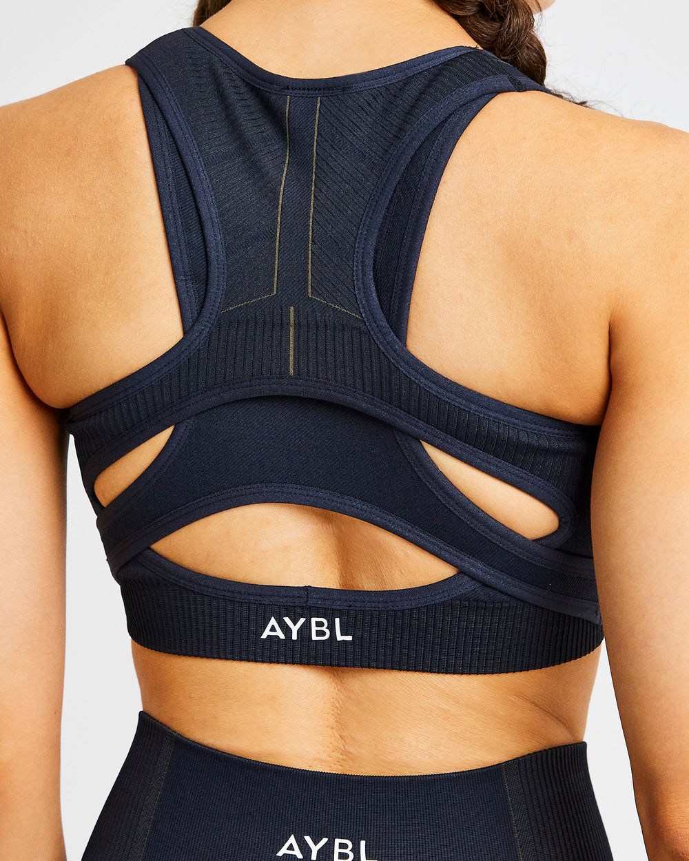 AYBL Reflex Seamless Sports Bra Schwarz | 42537-YHAW