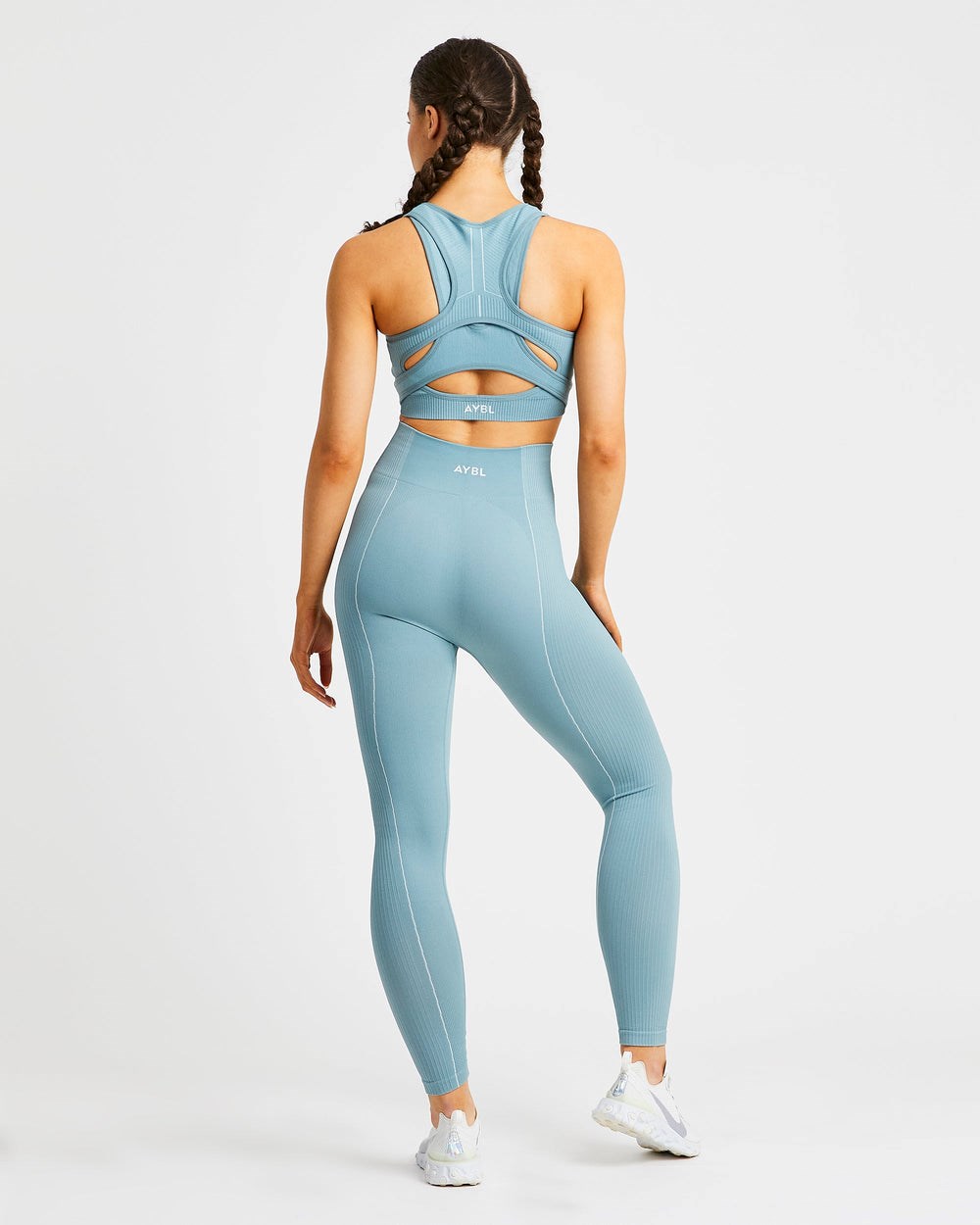 AYBL Reflex Seamless Sports Bra Teal | 82571-GJDA